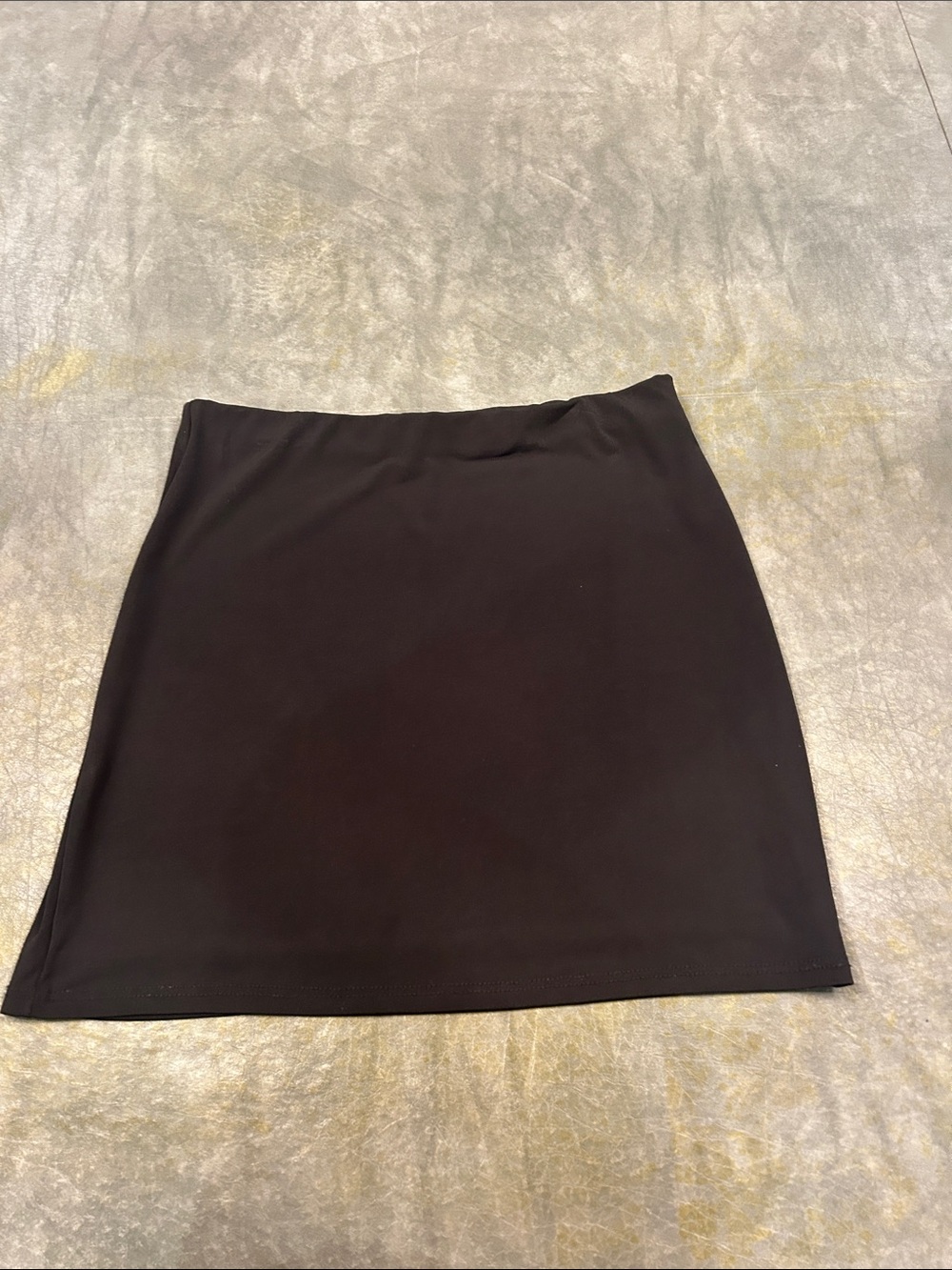 Blue Blush Knit Micro Mini Skirt - Black - Picture 2 of 4